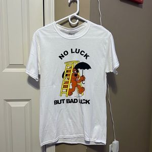 “No Luck But Bad Luck” Mens Small T-Shirt